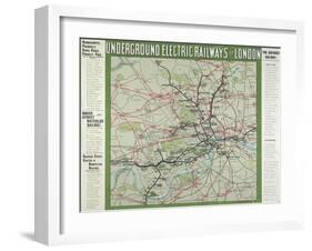 The London Underground-null-Framed Giclee Print