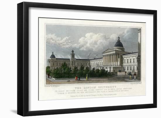 The London University, 1828-W Wallis-Framed Giclee Print