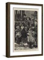 The London Water Supply, a Sketch on a Sultry Day in London-Charles Joseph Staniland-Framed Giclee Print