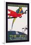 The London Zoo: The Macaw-Van Jones-Framed Art Print