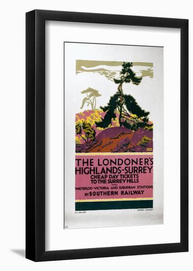 The Londoner's Highlands-null-Framed Art Print