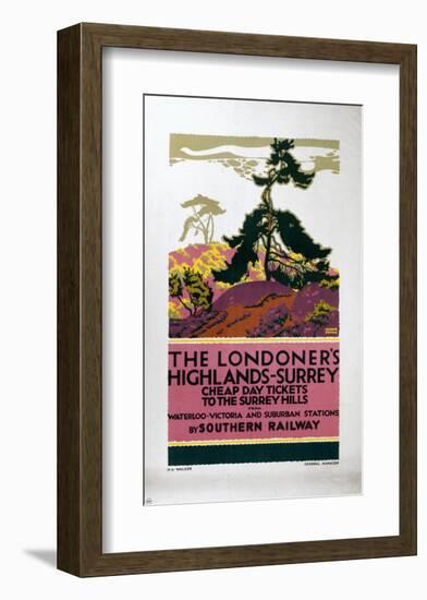 The Londoner's Highlands-null-Framed Art Print