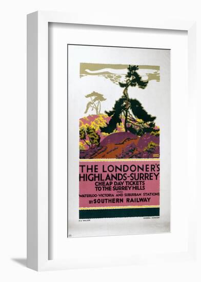 The Londoner's Highlands-null-Framed Art Print