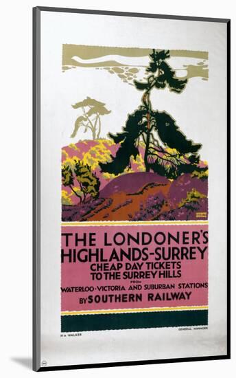 The Londoner's Highlands-null-Mounted Art Print