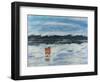 The Lone Angler-Tim Nyberg-Framed Giclee Print