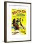 THE LONE DEFENDER, right: Rin-Tin-Tin in 'Chapter 1: The Mystery of the Desert', 1930-null-Framed Art Print