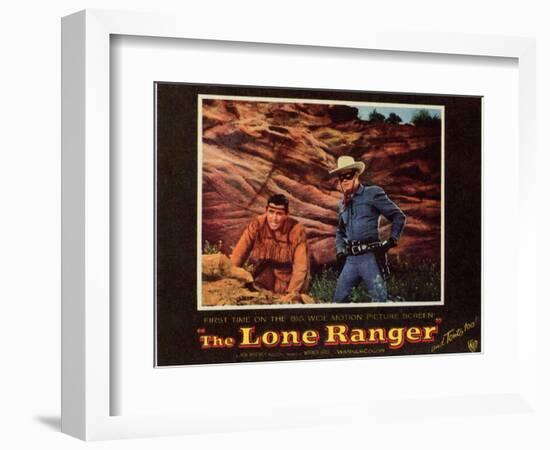 The Lone Ranger, 1956-null-Framed Art Print