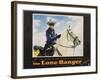 The Lone Ranger, 1956-null-Framed Art Print