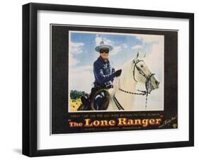 The Lone Ranger, 1956-null-Framed Art Print