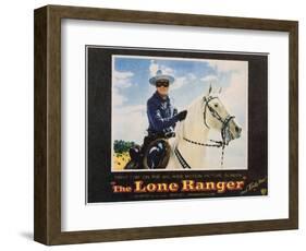 The Lone Ranger, 1956-null-Framed Art Print