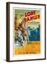 The Lone Ranger, Lee Powell,, Chief Thundercloud, in 'Episode 3: the Pitfall', 1938, Serial-null-Framed Art Print