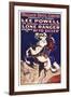 THE LONE RANGER, special circus poster, 1938.-null-Framed Art Print