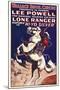 THE LONE RANGER, special circus poster, 1938.-null-Mounted Art Print