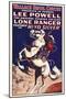 THE LONE RANGER, special circus poster, 1938.-null-Mounted Art Print