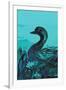 The Lonely Duck-Rabi Khan-Framed Art Print