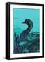 The Lonely Duck-Rabi Khan-Framed Art Print