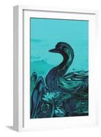 The Lonely Duck-Rabi Khan-Framed Art Print