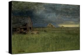The Lonely Farm, Nantucket, 1892-George Inness Snr.-Stretched Canvas