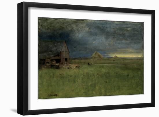 The Lonely Farm, Nantucket, 1892-George Inness Snr.-Framed Premium Giclee Print