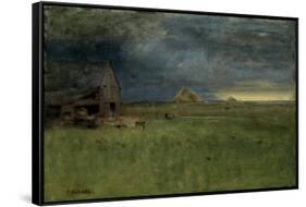 The Lonely Farm, Nantucket, 1892-George Inness Snr.-Framed Stretched Canvas