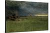 The Lonely Farm, Nantucket, 1892-George Inness Snr.-Stretched Canvas