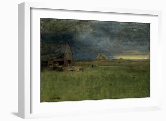 The Lonely Farm, Nantucket, 1892-George Inness Snr.-Framed Giclee Print