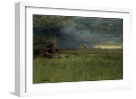 The Lonely Farm, Nantucket, 1892-George Inness Snr.-Framed Giclee Print