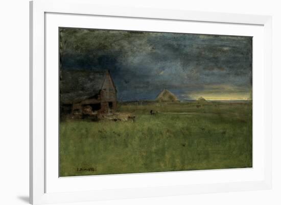 The Lonely Farm, Nantucket, 1892-George Inness Snr.-Framed Giclee Print