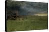 The Lonely Farm, Nantucket, 1892-George Inness Snr.-Stretched Canvas