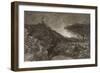 The Lonely Tower, 1879 (Etching)-Samuel Palmer-Framed Giclee Print