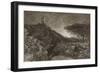 The Lonely Tower, 1879 (Etching)-Samuel Palmer-Framed Giclee Print