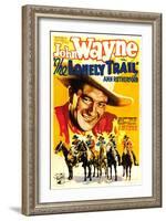 The Lonely Trail, John Wayne, 1936-null-Framed Art Print