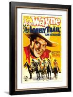 The Lonely Trail, John Wayne, 1936-null-Framed Art Print