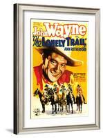 The Lonely Trail, John Wayne, 1936-null-Framed Art Print