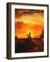 The Lonesome Cowboy-Taudalpoi-Framed Giclee Print