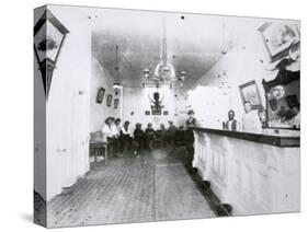 The Long Branch Saloon, Dodge City, Kansas, c.1880-American Photographer-Stretched Canvas