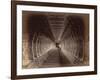 The long colonnade in the Ramalingeshvara Temple, Rameswaram, 1884 photograph-English-Framed Giclee Print