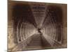 The long colonnade in the Ramalingeshvara Temple, Rameswaram, 1884 photograph-English-Mounted Giclee Print