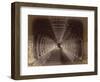 The long colonnade in the Ramalingeshvara Temple, Rameswaram, 1884 photograph-English-Framed Giclee Print