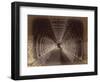 The long colonnade in the Ramalingeshvara Temple, Rameswaram, 1884 photograph-English-Framed Giclee Print