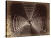 The long colonnade in the Ramalingeshvara Temple, Rameswaram, 1884 photograph-English-Stretched Canvas