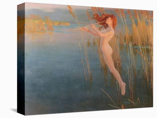 The Long Cry of the Reeds at Even, 1896-Alexander Mann-Stretched Canvas