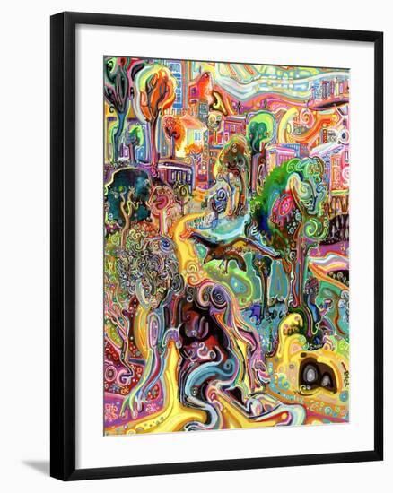 The Long Distance Runner-Josh Byer-Framed Giclee Print