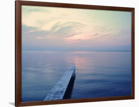 The Long Dock-Elizabeth Urquhart-Framed Photo