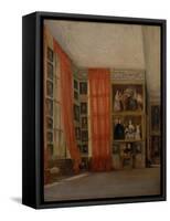 The Long Gallery at Hardwick-David Cox-Framed Stretched Canvas