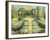 The Long Garden, Cliveden, Birds-Mary Kuper-Framed Giclee Print