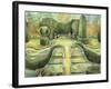 The Long Garden, Cliveden, Birds-Mary Kuper-Framed Giclee Print