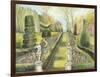 The Long Garden, Cliveden, Statues-Mary Kuper-Framed Giclee Print