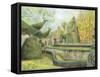 The Long Garden, Cliveden: Topiary-Mary Kuper-Framed Stretched Canvas