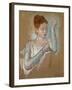 The Long Gloves-Mary Cassatt-Framed Giclee Print